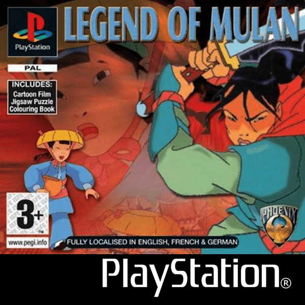 Legend of Mulan box art for Playstation